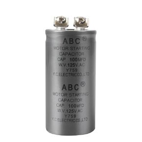 150MFD 125VAC CD60 تشغيل المحرك مكثف تيار متردد، مكثف بديل من نوع الأسطوانة متوافق مع محركات التيار المتردد أحادية الطور والثلاجات والمضخات ومكيفات الهواء in Kuwait