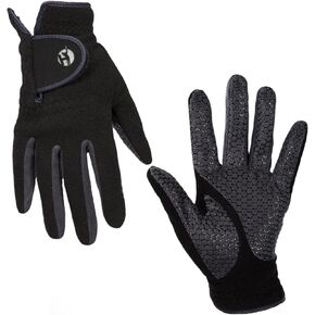 Lasflores Winter Men's Golf Gloves - Washable Thermal Fleece, Left & Right Pair, Non-Slip Palm for Cold Weather Golfing Performance in Saudi Arabia