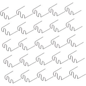 Holibanna 1000pcs Car Bumper Repair Welding Rods Full Smooth Welding for Cars Bumper Guards in Kuwait