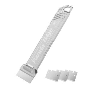 مكشطة طابعة BIQU Panda Edge ثلاثية الأبعاد + مجموعة أدوات شفرات 3 قطع، مكشطة إزالة الطابعة ثلاثية الأبعاد من الفولاذ SK5 متوافقة مع شفرة Bambu-Lab، مكشطة طابعة ثلاثية الأبعاد معدنية بالكامل مع مقبض مريح in Kuwait