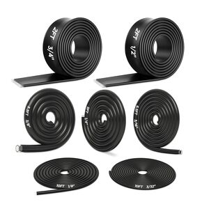 مجموعة بكرات أنابيب الانكماش الحراري ذات 7 أحجام: مبطنة بمادة لاصقة 4:1، مقاومة للماء بدرجة بحرية 39 قدمًا، محكمة الغلق معزولة، مقاومة للزيوت ومقاومة للاهتراء، للاستخدام المنزلي والتطبيقات الصناعية (أسود) in Kuwait