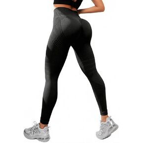 VOYOCUGE Anti Cellulite Compression 3D Leggings Women Butt Lifting Tummy Control with Resistance Bands for Yoga Workout Pants in Saudi Arabia