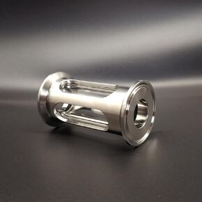 زجاج صحي قصير الرؤية مقاس 1.5 بوصة/1 بوصة، 1 بوصة OD، 304 من الفولاذ المقاوم للصدأ، ختم EPDM، ارتفاع مضغوط 86 مم in Kuwait