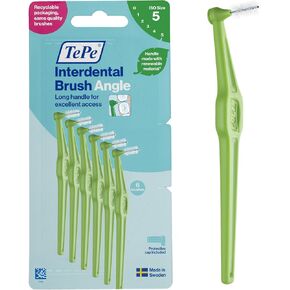 TePe Angle 0.45mm ISO 1 Interdental Brush Orange (Pack of 6) in Kuwait