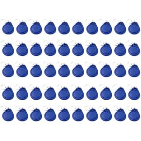RFID Key Fobs UID 13.56MHz Rewritable Proximity IC Smart Token Tag (Blue - 50PCS) in Kuwait