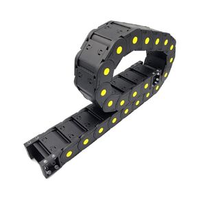 1 متر 25 سلسلة سلك حامل كابل سحب سلسلة معدات حماية الخزانات المغلقة افتتاح ثنائي (الحجم الداخلي 25X38mm، R150) in Kuwait