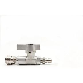 مجموعة صمامات كروية لغسالة الضغط العالي، توصيل سريع 3/8 بوصة لخرطوم غسيل الطاقة، صمام إيقاف من الفولاذ المقاوم للصدأ 5000 رطل لكل بوصة مربعة in Kuwait