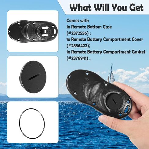Remote Back and Battery Case Kit Replacement for iPilot Remote Cover Fit for Minn Kota Trolling Motors 2009-2016 in Saudi Arabia