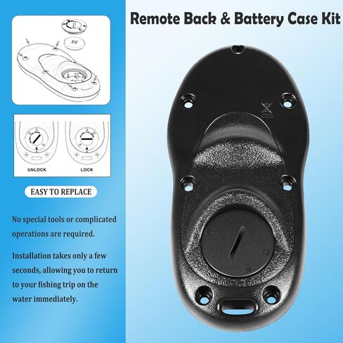 Remote Back and Battery Case Kit Replacement for iPilot Remote Cover Fit for Minn Kota Trolling Motors 2009-2016 in Saudi Arabia