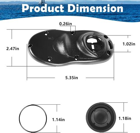 Remote Back and Battery Case Kit Replacement for iPilot Remote Cover Fit for Minn Kota Trolling Motors 2009-2016 in Saudi Arabia