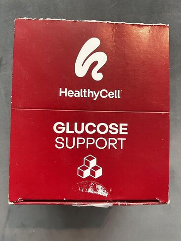 مكمل دعم الجلوكوز HealthyCell لدعم سكر الدم المتوازن - البربارين والقرفة والكروم لوظيفة الأنسولين الصحية واستقلاب الجلوكوز السليم - 30 عبوة جل، بنكهة قرفة التفاح in Kuwait