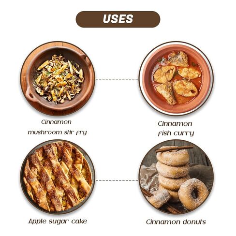 Organic Ceylon Cinnamon Powder, 15 oz, True Cinnamon, Premium Grade, Harvested & Packed from a USDA Certified Organic Farm in Sri Lanka in Saudi Arabia