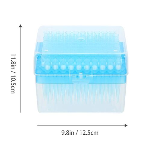 Hemobllo 1000µl Filtering Pipette Tips, Universal Pipette Tips Lab Filter Pipette Tips, Disposable Liquid Pipette Filter Pipettor Tips (100PCS) in Saudi Arabia