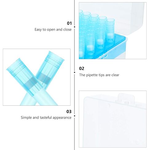 Hemobllo 1000µl Filtering Pipette Tips, Universal Pipette Tips Lab Filter Pipette Tips, Disposable Liquid Pipette Filter Pipettor Tips (100PCS) in Saudi Arabia