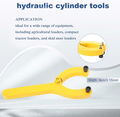 Excavator Cylinder Wrench for Cat 320/Komatsu PC200-210mm Opening Heavy Duty Hydraulic Cylinder Repair Tool in Kuwait