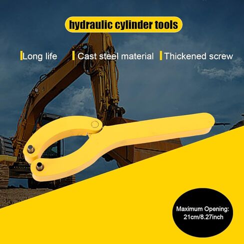 Excavator Cylinder Wrench for Cat 320/Komatsu PC200-210mm Opening Heavy Duty Hydraulic Cylinder Repair Tool in Kuwait