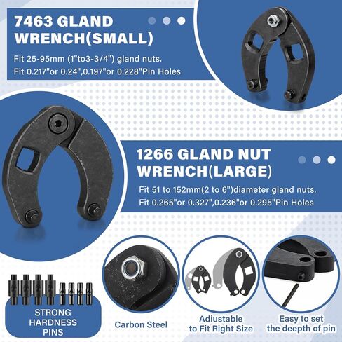 19 قطعة مفتاح ربط أسطواني هيدروليكي ومجموعة أدوات تركيب الختم الهيدروليكي مع أدوات إزالة صامولة الغدة لمعدات بناء المزرعة وإصلاح تركيب الختم بسهولة in Saudi Arabia
