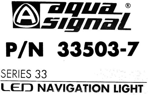 Aqua Signal Boat Stern Light 33503-7 | Series 33 White LED 12VDC in Saudi Arabia