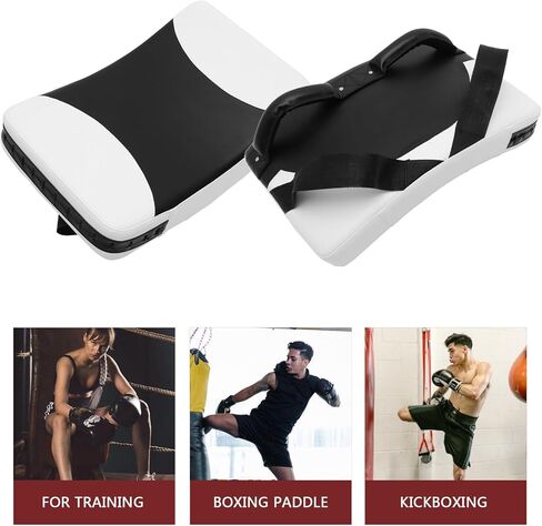 SUPVOX Taekwondo Kick Pad Sparring Gear Large Curved Kick Shield Black White Martial Arts Training Target and Adults in Saudi Arabia