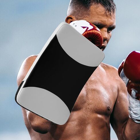SUPVOX Taekwondo Kick Pad Sparring Gear Large Curved Kick Shield Black White Martial Arts Training Target and Adults in Saudi Arabia