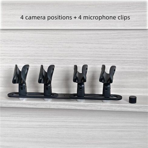 CH4 Mini 4 Mic Mount Bar with Standard 5/8-Inch Thread Suitable for Most Microphone Stands Boom Arms in Saudi Arabia