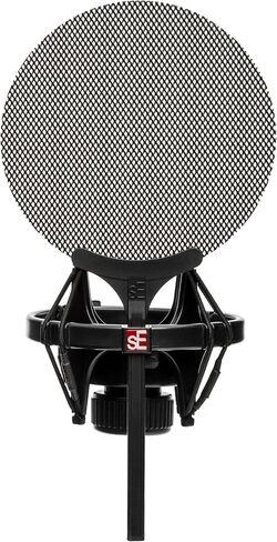 sE Electronics Isolation Pack with Integrated Metal Microphone Pop Filter & Microphone Shock Mount - Compatible with sE X1 Series or sE2200 Series Mics in Saudi Arabia