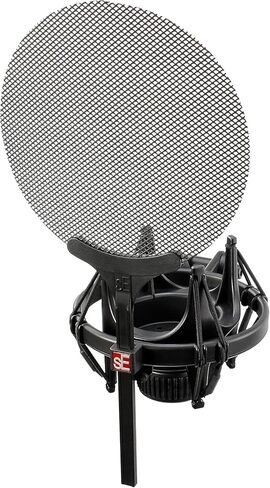 sE Electronics Isolation Pack with Integrated Metal Microphone Pop Filter & Microphone Shock Mount - Compatible with sE X1 Series or sE2200 Series Mics in Saudi Arabia