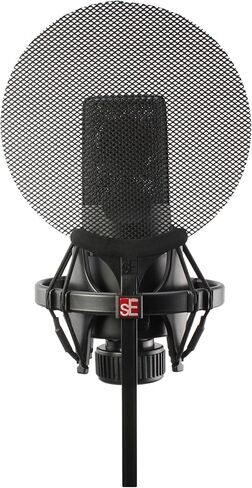 sE Electronics Isolation Pack with Integrated Metal Microphone Pop Filter & Microphone Shock Mount - Compatible with sE X1 Series or sE2200 Series Mics in Saudi Arabia