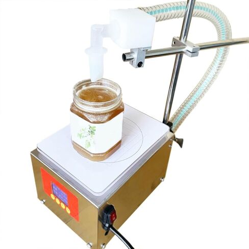 Liquid Filling Machine Commercial Paste Honey Filling Machine Gear Pump Weighing Type Viscous Liquid Automatic Filler 3kg 5kg(Normal Pump 3kg) in Saudi Arabia