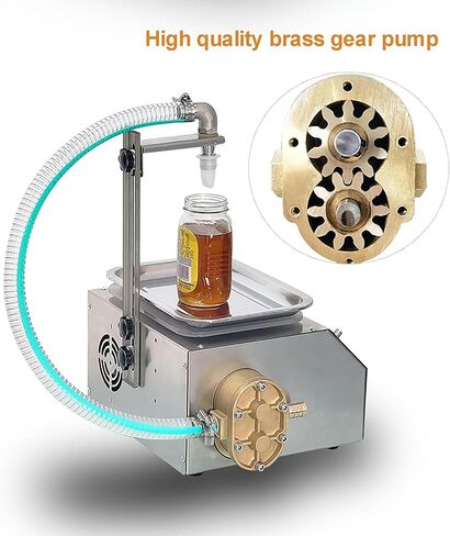 Automatic Honey Filling Machine,Gear Pump Digital Control Bottle Filling Machine,Quick Fill,for Viscous Liquid in Saudi Arabia