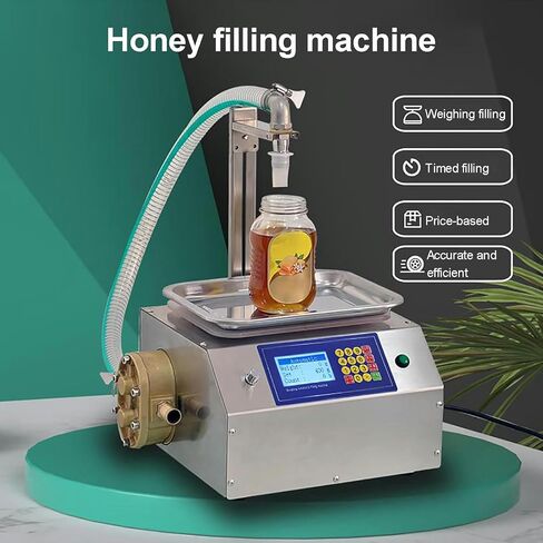 Automatic Honey Filling Machine,Gear Pump Digital Control Bottle Filling Machine,Quick Fill,for Viscous Liquid in Saudi Arabia