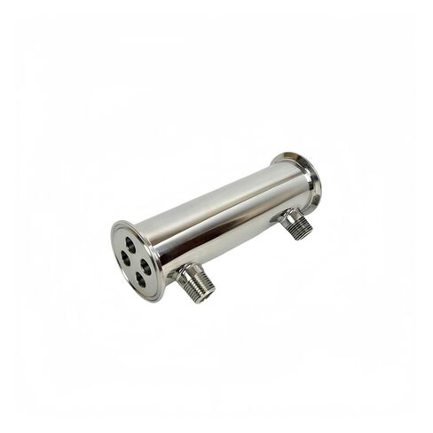 2inch Tri Clamp Condenser with 1/2" Male Thread H-180mm Sanitary Dephlegmator for Homebrew Distillation,4 Pipes Inside ID 12mm in Saudi Arabia