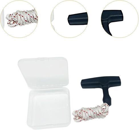 Starter Handle with Cord Lawnmower Replacement Gardening Lawn Braided Rope in Saudi Arabia