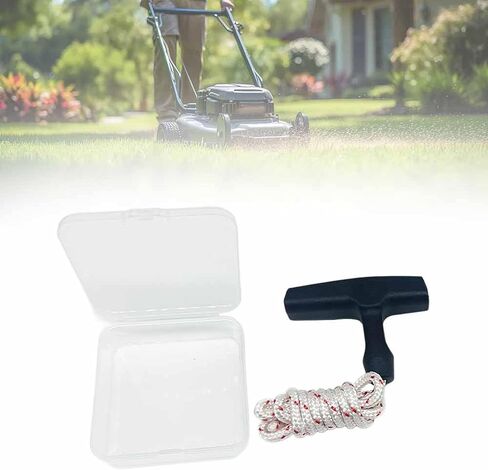 Starter Handle with Cord Lawnmower Replacement Gardening Lawn Braided Rope in Saudi Arabia