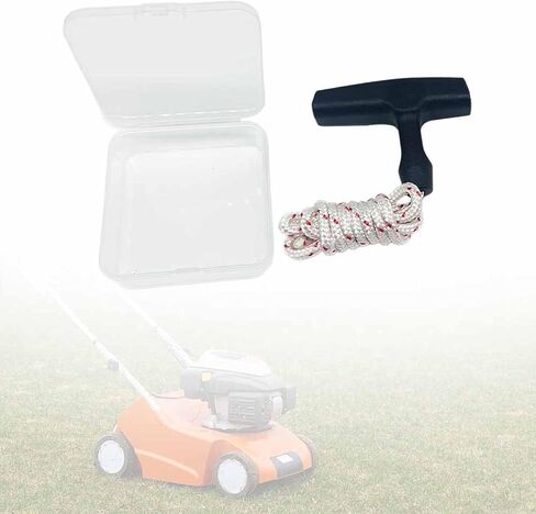 Starter Handle with Cord Lawnmower Replacement Gardening Lawn Braided Rope in Saudi Arabia