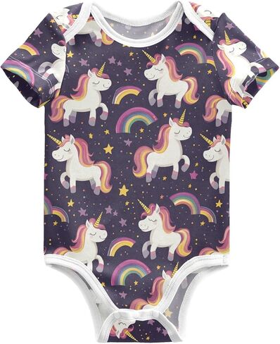 Pigsaly Mallard Ducks للجنسين Baby Bodysuits الأخضر العشب الوليد القصيرة الأكمام الصيفية in Kuwait