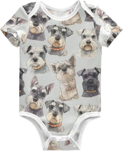 Pigsaly Mallard Ducks للجنسين Baby Bodysuits الأخضر العشب الوليد القصيرة الأكمام الصيفية in Kuwait