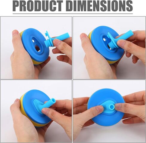 14pcs Replacement Bite Valves Mouthpiece Spout Set Compatible with Zak Designs Kelso 15oz, Include 6 BPA-Free Silicone Reusable Straw Cup Lid Accessories 6 Seal Rings 2 Cleaning Brush in Saudi Arabia
