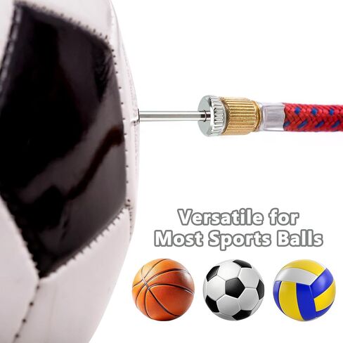 BlingKingdom 6 PCS Ball Pump Needles, Sturdy Air Pumping Pins Football Pump Valves Inflation Needle for Inflating Sports Ball, Basketball, Soccer, Rugby, Volleyball in Saudi Arabia