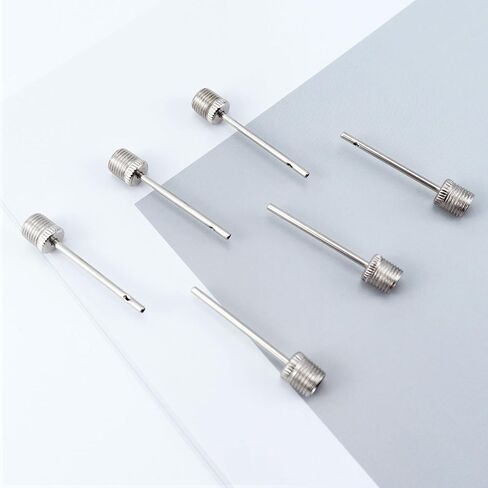 BlingKingdom 6 PCS Ball Pump Needles, Sturdy Air Pumping Pins Football Pump Valves Inflation Needle for Inflating Sports Ball, Basketball, Soccer, Rugby, Volleyball in Saudi Arabia