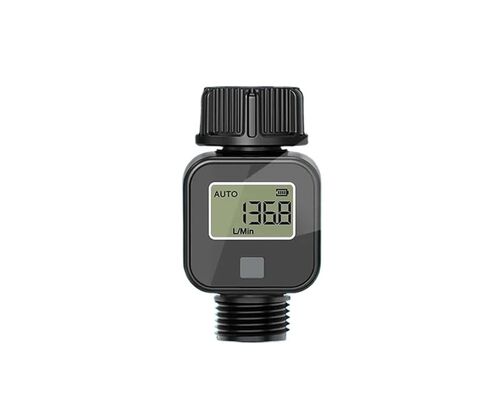 SG505 Digital Water Usage Flow Meter LCD Battery Powered Hose Flow Sensor for Irrigation IPX6 Waterproof(NPT) in Saudi Arabia