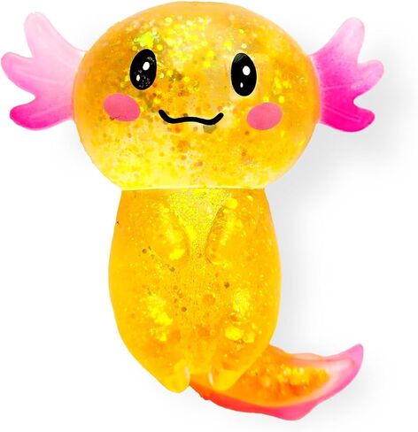Axolotl Squishy Leaff Leaff Toy Toy Glitter Toys Toys Cute Malt Malt Axolotl Toy Toy Toys Toys البالغين تململون ألعابًا للأطفال البالغين ، وتفضل الحفلات على إغاثة القلق. in Kuwait