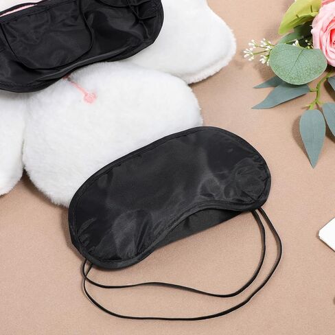 10 Pack Sleep Mask Eye Mask Blindfold, Soft Sleeping Masks with Nose Pad and Adjustable Strap, Comfortable Light Blocking Eye Covers for Sleeping, Travel, Party Games, Adults, Kids, Men Women in Saudi Arabia
