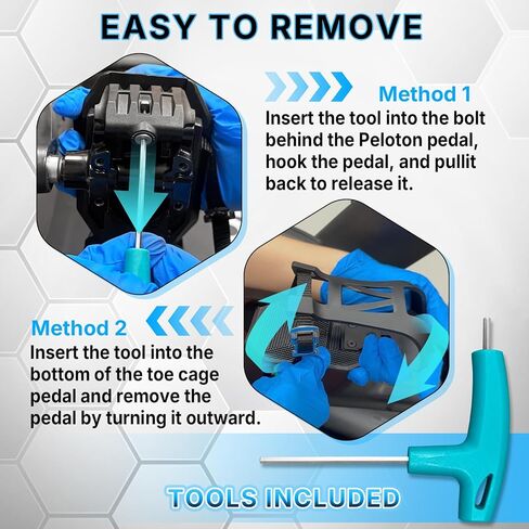 محولات Bucklos Toe قفص لدراجة Peloton + - الدواسات، تحويل Shimano SPD-SL تبدو Delta Keo إلى دواسة أقفاص أصابع القدم مع حزام ركوب مع أحذية رياضية، ملحقات دراجة الطريق للتمرين الداخلي in Saudi Arabia