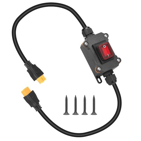 12V Inline Power Switch, daitoku 14AWG XT60 to XT60 Cable Wiring Switch 12V-24V Toggle Inline Switches for Solar Panels Motorcycles Campers RVs in Saudi Arabia