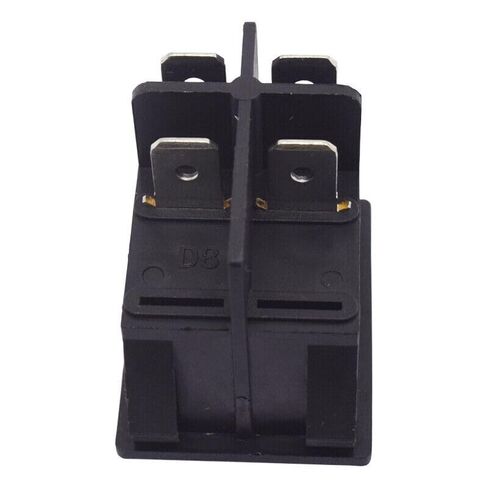 1 قطعة LECI RS606 الروك التبديل 16A250V T105/55 2 موقف 4pin الأحمر مع مصباح in Kuwait