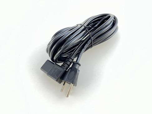 سلك طاقة تيار متردد على شكل حرف L من OMNIHIL بطول 8 أقدام متوافق مع مقياس أسعار الطعام والحوسبة الرقمية لإنتاج اللحوم اللذيذة وحساب الوزن 60 رطل AC S-30، متوافق مع قطعة بديلة in Kuwait