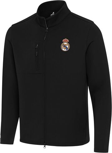 Antigua Real Madrid Men's Objection Full Zip Mid-Weight Jacket - Athletic Soccer Fan Apparel with Pocket Details in Saudi Arabia
