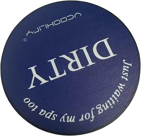 علامة تنظيف متسخة بمغناطيس لغسالة الأطباق، مؤشر نظيف/متسخ على الوجهين للمطبخ وغسالات الأطباق المصنوعة من الفولاذ المقاوم للصدأ - أخضر وأبيض، عبوة واحدة in Kuwait