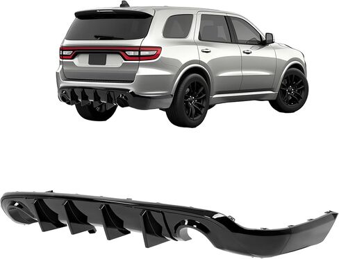 ناشر المصد الخلفي متوافق مع 2011-2022 دودج Durango R/T SRT الخلفي السفلي شفة الشفاه فالنس in Saudi Arabia